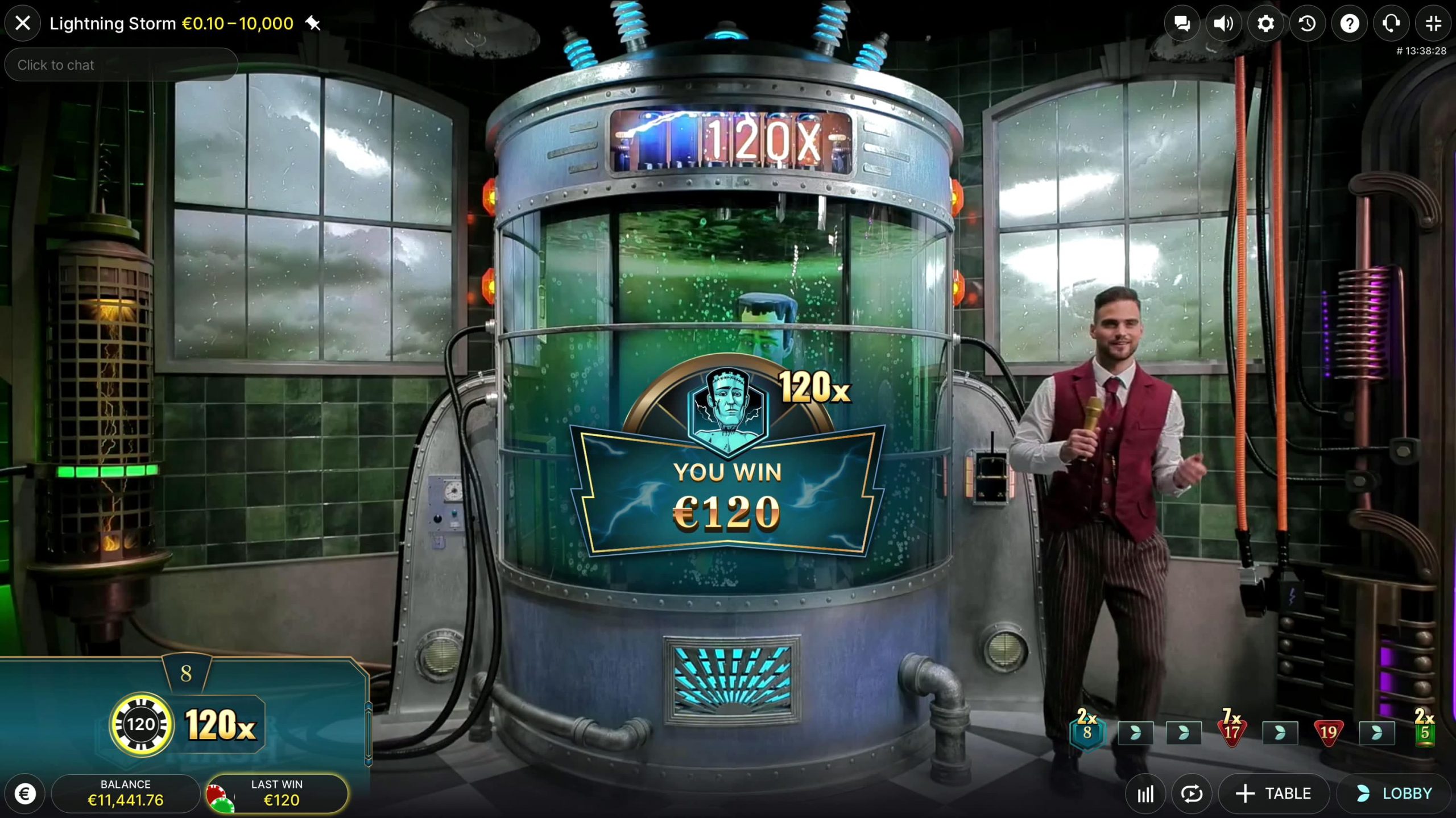 Discover EVO Casino's Lightning Storm Live Casino at MK SPORTS