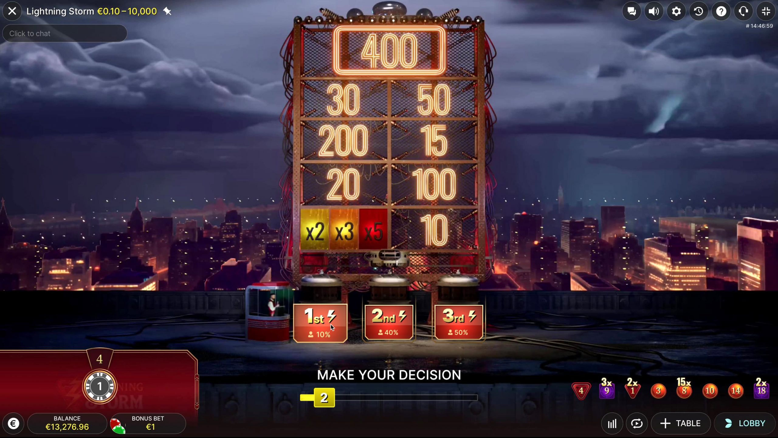 Discover EVO Casino's Lightning Storm Live Casino at MK SPORTS