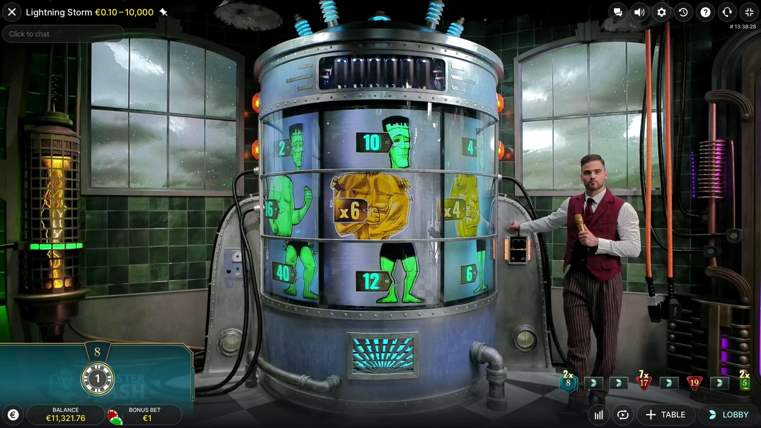Discover EVO Casino's Lightning Storm Live Casino at MK SPORTS