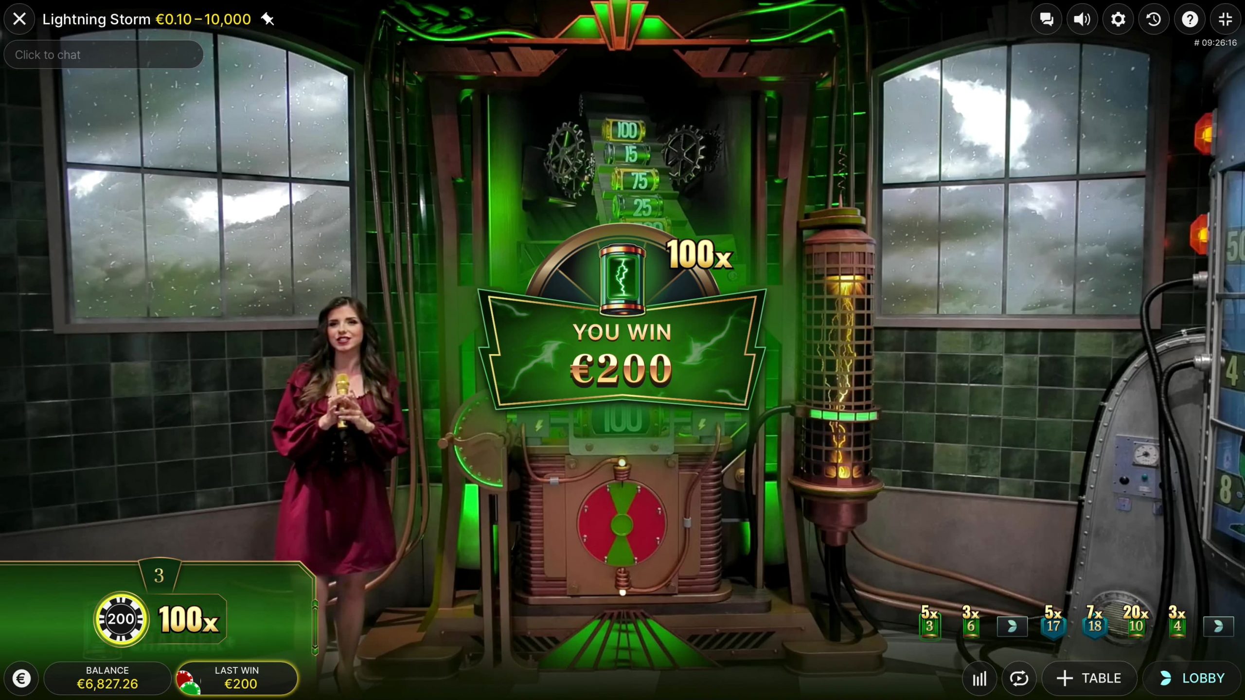 Discover EVO Casino's Lightning Storm Live Casino at MK SPORTS